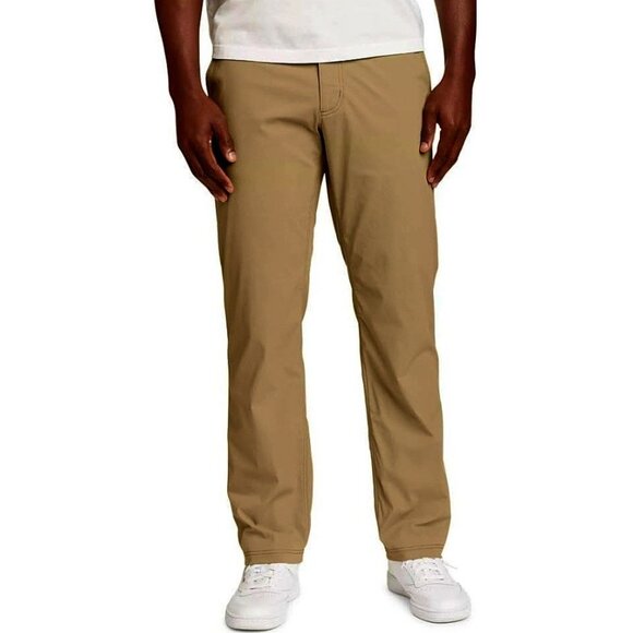 Eddie Bauer Travex Straight Leg Hiking Pants Khaki Beige Men's Size 34X30 - Picture 2 of 15